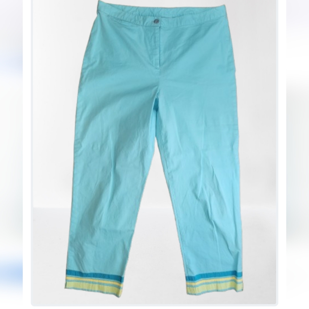 Lilly Pulitzer Capri Cropped Pants Cotton Size 10